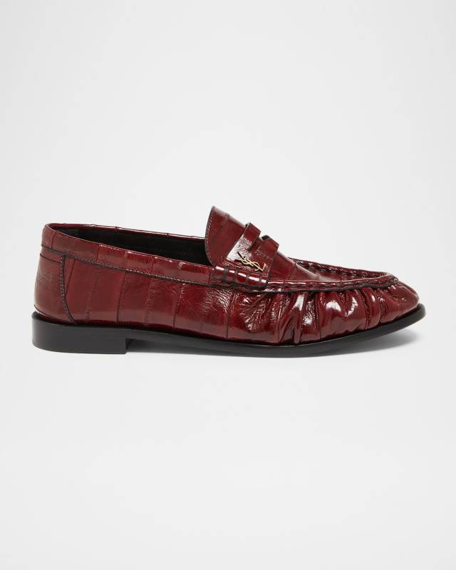 Le Loafer Eel Leather Penny Loafers